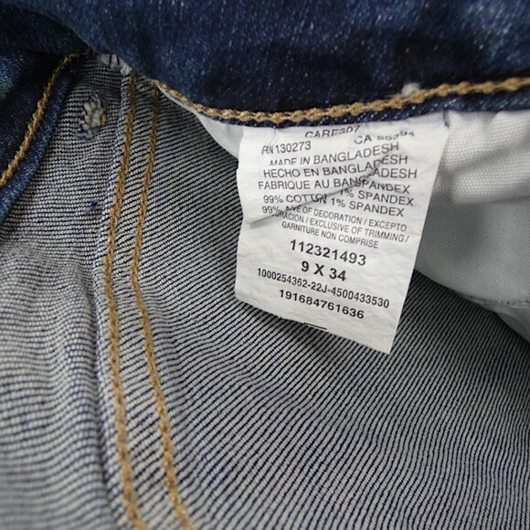 NWT Wrangler Retro Mae Mid Rise Bootcut Jeans Dark Wash Western Y2K Size 9 - Picture 2 of 6